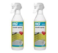 Mould Spray, Fast-Acting, Removing Fungal Stains, Mildew, Algae, Long-Lasting Freshness And Protection, Ideal For Tile Joints, Silicone Seals, Plaster, Brickwork, 500ml (Pack of 2)