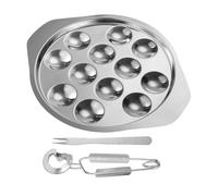 Mould - Stainless Steel Plate, Plate with 12 Cavities | Reusable Baking Mould for French Kitchen, Durable, Easy to Clean Plates for Home or There