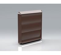 Mould Stop 125mm Brown Gravity Outlet Vent (5" Spigot)