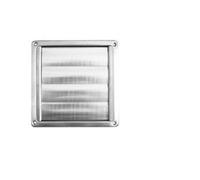 Mould Stop Stainless Steel 100mm 4" Gravity Flap Vent. Perfect For Intermittent Fans