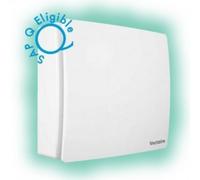 Mould Stop Vectaire Elix Elx1003Dt 4" (100mm) Centrifugal Continuous Extract Fan Timer/cord & Vectaire 100mm - 150mm Dmev White Cowl Bundle