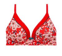 Moulded cup bra for women Pomm'Poire Incendie Rouge 85C