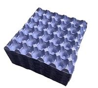 Moulded Fibre Egg Storage trays holds 30 eggs various pack sizes colour blue (77 Half Bundle)