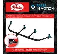 Moulded Fuel Hose / Pipe MFL1328 Gates Supply Injection 1574FX 438901328 Quality
