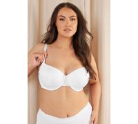 Yours Curve Moulded Underwired New T-Shirt Bra - Women's - Plus Size Curve White