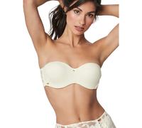 Moulded underwired bandeau bra for women Selmark Federica Blanc 95D