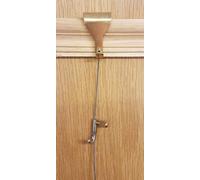 Moulding Hook Brass Steel Cable Set Gallery Moulding Picture Hanging (2 Meter (6.56 Feet))