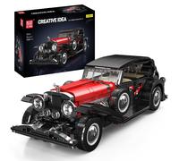 MOULDKING Antique Vehicle Building Brick Vintage Convertible Model Set No Box