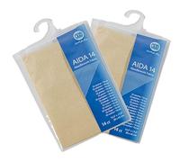 Mouldmaster Aida 14 Count Beige Pack of Two, 39cm x 45cm