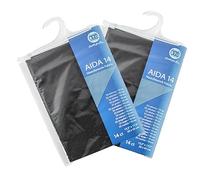 Mouldmaster Aida 14 Count Black Pack of Two, 39cm x 45cm