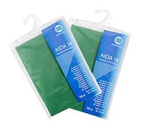 Mouldmaster Aida 14 Count Green Pack of Two, 39cm x 45cm