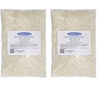 Mouldmaster Soy Container Candle Wax pellets 500g, SOYA, Cream/Off White, 24 x 12 x 1 cm (Pack of 2)