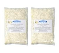 Mouldmaster Soy Pillar Candle Wax pellets 100g, SOYA, Cream/Off White, 20 x 10 x 1 cm (Pack of 2)