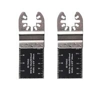MOULDY TOOLS 2PCS Premium 34mm x 100mm Oscillating Universal Bi-Metal Multi Tool Saw Blades for Wood Metal Cutter, Compatible with Dewalt, Makita, Ryobi, Rockwell, Bosch,