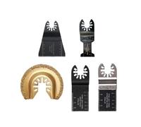 MOULDY TOOLS 5pcs Oscillating Saw Blades Set, Universal Multi Tool Blades for Metal, Wood, Quick Release Saw Blades Compatible with Bosch, DeWalt, Makita,..