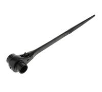 MOULDY TOOLS Heavy Duty 10-55mm Scaffolding Podger Wrench, Black Chromium-Vanadium Steel, Double-Sided Ratchet Spanner Multi Functions, Premium Tool (12mm x 14mm)