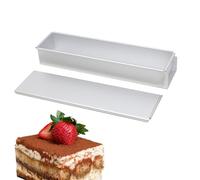 Moule À Gâteau En D'Aluminium Épaissi - 12 Pouces Moule | Aluminium Carré - Rectangulaire Avec Couvercle Stabilité Et Démoulage Aisé