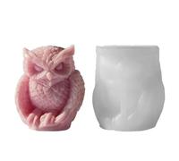 Moule De Fabrication De Bougies Shaped - Silicone Moules Et Mèches De Bougies | Silicone Cylindriques Pour Décoration | Débutants Amoureux Des Animaux Moulage Statue Animale Famille Couple