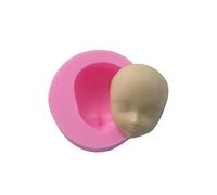 Moule Visage - oule V´isage 3D En Silicone, Moules Tête, Bébé Én Śilicone, Outils Đe Décoration D´e Gâteaux Èn Fondant, oules Ên Šilicone Pour Chocolat, Sweets