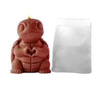 Moules À Bougies | Outil De Démoulage Facile En Forme D'Animal Réutilisable - 2,48x2,48x3,23 Pouce Moule À Bougie Animaux | Pour Famille Étudiants Adultes Fêtes D'Anniversaire Et De Pâques À La Maison