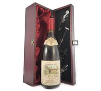 Moulin a Vent 1977 Foillard (Red wine) vintage wine in a silk lined wooden box with four wine accessories, 1 x 750ml