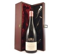 Moulin a Vent 'Les Rouchaux' 2013 Domaine Thibault Liger-Belair vintage wine in a silk lined wooden box with four wine accessories, 1 x 750ml