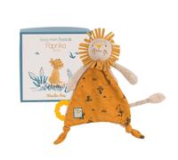 Moulin Roty Doudou Pacifier Holder Lion with Box After the Rain