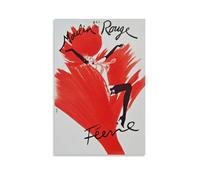 Moulin Rouge Poster for Living Room Bedroom Wall Art Decorative Painting Cover Print 12x18inch(30x45cm) Unframe-style