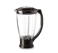 Moulinex Blender Bowl, 1500.0 milliliters, Black, Transparent, BPA Free, Dishwasher Safe, 850 watts
