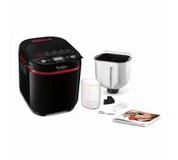 Moulinex Bread Maker with Programmes, Plastic, 31 x 29 x 29 cm Noir/Pourpre
