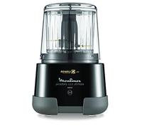 Moulinex DP8108 Ultimate Power Grinder, Power Grinder, Titanium Blades, Powelix Life Technology, 1000 W, Capacity up to 550 ml, 5-in-1 Functions - Black