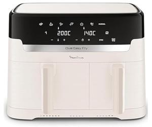 Moulinex Easy fry Collection Ivory, 8L, Up to 8 people, 6 Intuitive Programs, Air Fryer, Full Meal, Sync, Energy Saving, Dedicated App, EZ901AF0