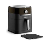 Moulinex Easy Fry & Grill, digital stainless steel, hot air fryer and grill, 4.2 liters, 1400 W, oil-free fryer, 8 preset programs and 1 manual, capacity up to 6 people, EZ501810