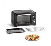 Moulinex Electric oven 19 L, Compact, rotating heat, 6 cooking modes, Adjustable thermostat up to 240 °C, Timer 120 min, Reversible grill, French fries drier, Optimo black OX444810