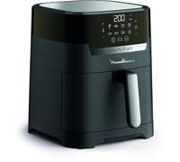 Moulinex Friteuse sans huile XL + gril, 4,2 L, 6 personnes, 8 programmes, Température réglable, Timer, Air fryer, Frites, Grillades, Poulet rôti, Easy Fry & Grill Digital 2-en-1 EZ505810