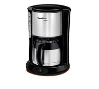 Moulinex FT360811 Subito Isothermal Filter Coffee Maker 8-12 Cups Stainless Steel Anti-Drip Keep Warm 4 Hours 0.9 l Black Coffee