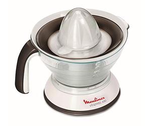 Moulinex Vitapress PC300B10 Electric Citrus Press 25 W Juice Vitamin C Orange Lemon Grapefruit Capacity 0.6 L Pulp Selector White and Dark Grey
