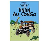 Moulinsart Postcard Tintin Album: Tintin in the Congo 30070 (10x15cm)
