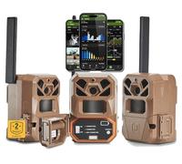 Moultrie Edge 2 Cellular Trail Camera - Auto Connect Nationwide 4G LTE - On Demand 36MP Photo - 1080P Video with HD Audio - 100 Ft Detection Range - Low Glow Flash