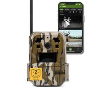 Moultrie Mobile Edge Pro Cellular Trail Camera - Auto Connect, Nationwide Coverage, False Trigger Elimination Tech,1080p Video with HD Audio, 100ft Detection Range