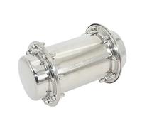 moumou Time Capsule Anti-Corrosion Waterproof Stainless Steel Capsule Container Durable Lock Container for Future (7.3 inch)
