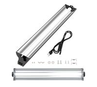MouMouMouPurr T5 UVB Reptile Accessory Combo Kit, 24W UVB Fluorescent Tube 10.0 UVB for Bearded Dragons, Lizards and Turtles - UVA UVB Reptile Light, Terrarium Hood