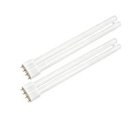MouMouPurr 2 Pack 18W/830 2G11 4-Pin Fluorescent Light Bulbs, Natural White 4000K Low Energy Compact Fluorescent Lamp, 220V Compact Energy Saving Lamps