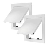 MouMouPurr 2 Pack Thicken 1mm 12x12 Inch Metal Access Panel, Magnetic Attraction Access Doors Panel for Drywall, Wall and Ceiling Electrical Plumbing & Attic Door