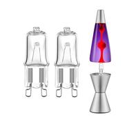 MouMouPurr G9 Lava Lamp Replacement Bulb, 40W Bulb for 14.5inch Lava Lamp | 2-Pack, G9 Base, 2700K Warm White Reflector Type, Dimmable