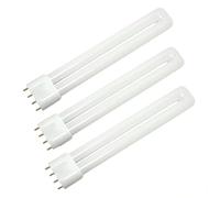 MouMouPurr Pack of 3, 18W/830 2G11 4-Pin Fluorescent Light Bulbs, Low Energy Compact Fluorescent Lamp, Warm White 3000K, 220V Compact Energy Saving Lamps