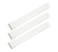 MouMouPurr Pack of 3, 18W/830 2G11 4-Pin Fluorescent Light Bulbs, Low Energy Compact Fluorescent Lamp, Cold White 6500K, 220V Compact Energy Saving Lamps