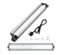 MouMouPurr T5 UVB Reptile Light Fixture Combo Kit - 24W 10.0 UVB Bulb & Hood, 22" UVA/UVB Desert Lamp for Bearded Dragon, Tortoise, Leopard Gecko & Tropical Reptile Tanks