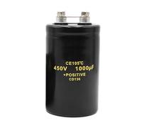 MOUMOUTEN 1000UF/450V 50 * 80mm High Capacity Bolt Type Electrolytic Capacitor for Power Systems and High Voltage Applications