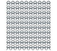 MOUMOUTEN 100Pcs Plant Support Clips, Garden Binding Clamps, Plastic Grafting Tools for Greenhouse, for Vegetables, Flowers, Climbing Plants (Large)